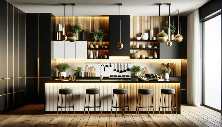 Black & White Modern Kitchen