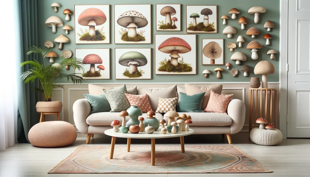 Mushroom Decor Living Room