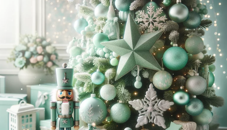 Mint christmas decor